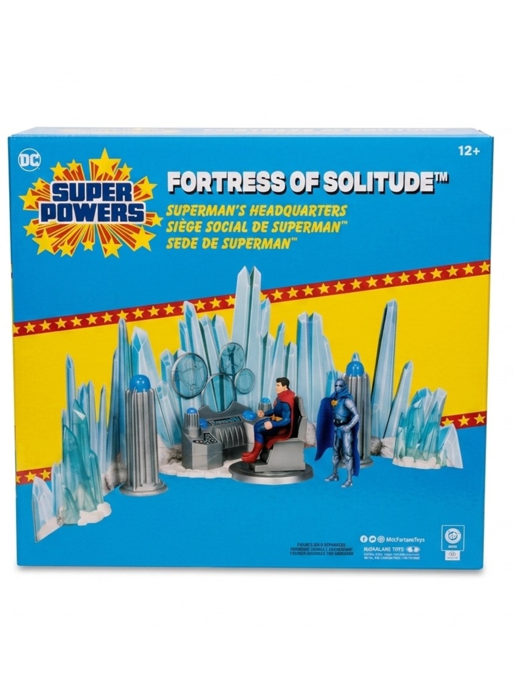 MCFARLANE TOYS Action Figure Playset Fortress of Solitude Blue OS